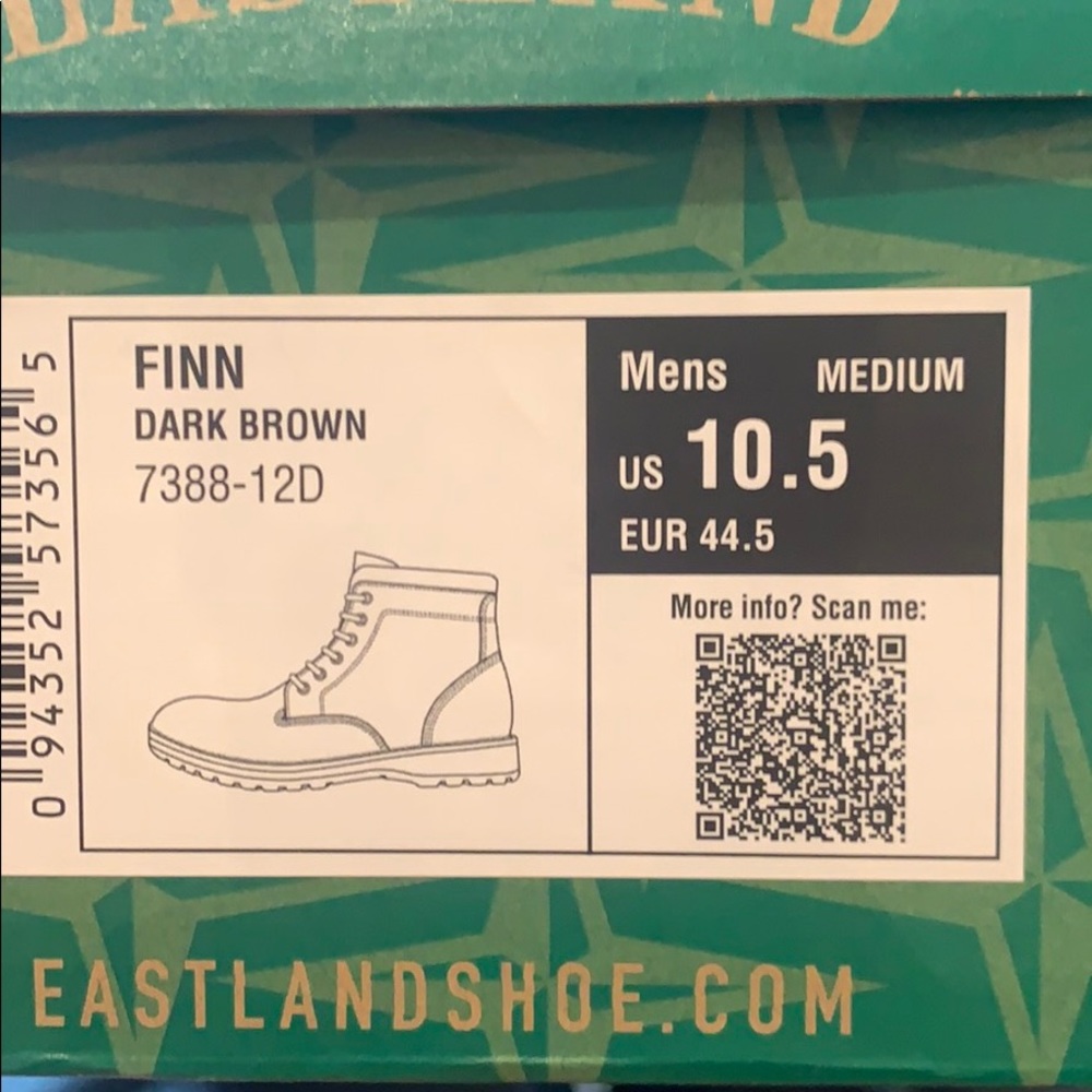 EASTLAND FIIN BOOTS 10.5 - Picture 2 of 2